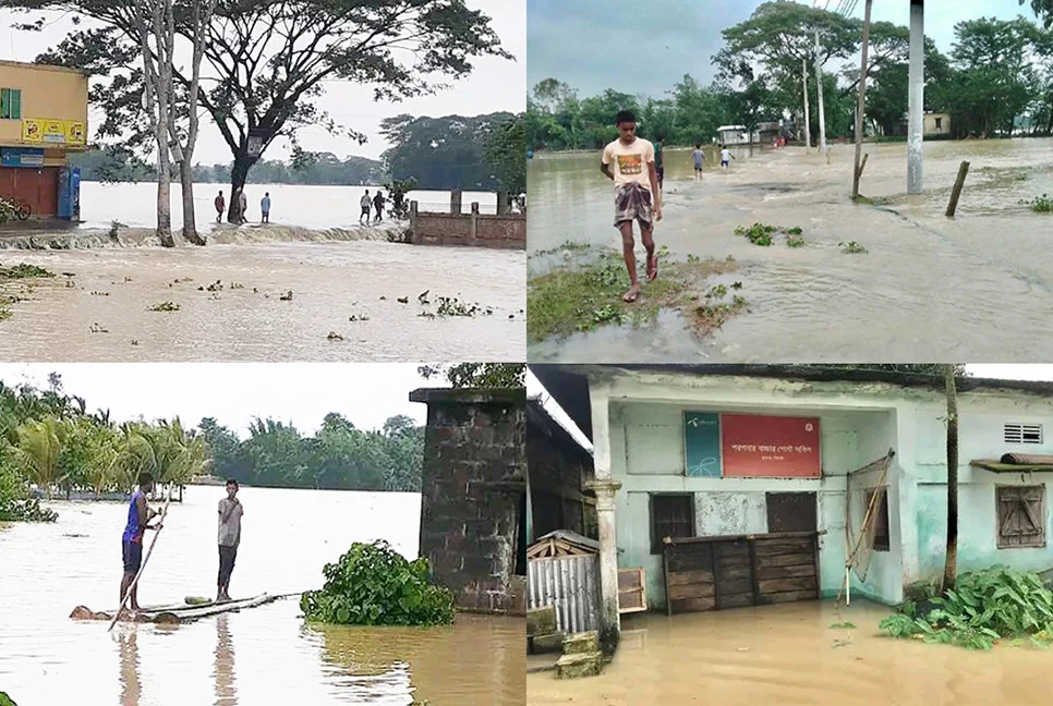 পাহাড়ি ঢল অব্যাহত, সিলেটে বন্যা পরিস্থিতির অবনতির শঙ্কা